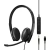 Cuffia con microfono EPOS ADAPT 165T USB-C II nero