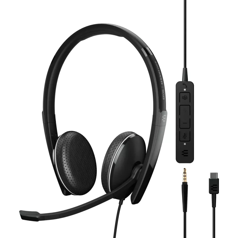 Cuffia con microfono EPOS ADAPT 165T USB-C II nero