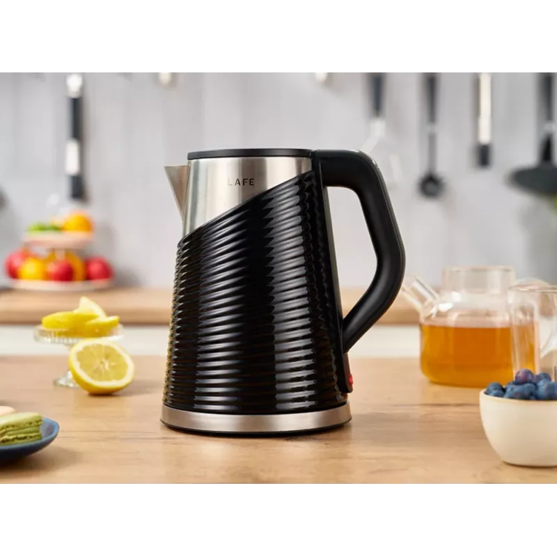 Bollitore elettrico LAFE 1,8 l 2200 W Elegant nero