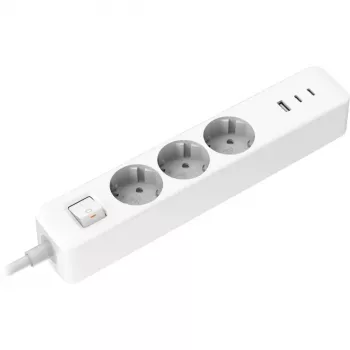 Ciabatta Xiaomi BHR07UKEU — 3 prese AC Type F, 250 V, cavo 1,4 m, bianco