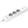 Ciabatta Xiaomi BHR07UKEU — 3 prese AC Type F, 250 V, cavo 1,4 m, bianco