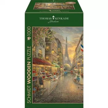 Puzzle in legno Thomas Kinkade Studios: Parigi pittoresca (1000 pezzi)