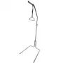 Palo per letto MDH LIFT ROUND POLE regolabile in altezza — acciaio, grigio chiaro, montaggio a pavimento, larghezza 73 cm, profondità 71 cm, altezza 196 mm