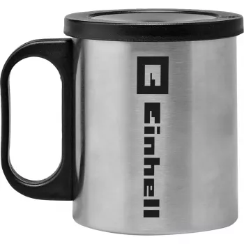 Tazza da caffè in acciaio inox EINHELL 4609991 — singola, 0,24 L, altezza 90 mm