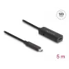 Cavo USB DeLOCK 80028 5 m USB-C nero