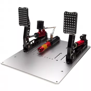 Simagic P2000 Hydraulic set 2 pedali, 200KG Loadcell - Crimson Edition