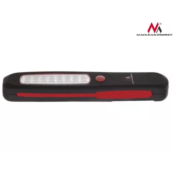 Lampada da officina MACLEAN MCE03 — 24 LED, base magnetica e gancio, a batteria (3×AAA)
