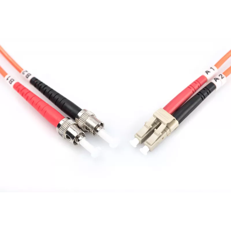 Cavo patch in fibra ottica multimodale - LC - ST - 10 m - I-VH - OM2 - LC - ST
