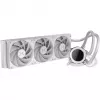 KRUX HydroGlance 360 ARGB dissipatore a liquido AIO con LCD, 360 mm, bianco