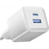 Vention 30W - caricabatterie con tecnologia GaN, 1x USB-A, 1x USB-C (bianco)