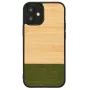 Custodia per cellulare Man and Wood per iPhone 12 mini – Bambuswald nero