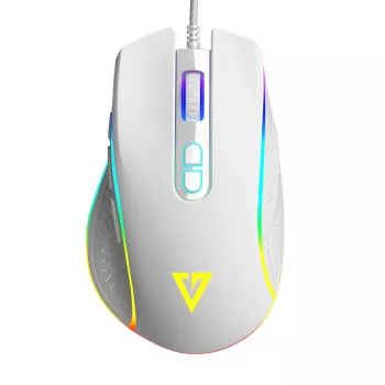 Mouse ottico con filo MODECOM Volcano Veles (bianco) — modello M-MC-VELES-200