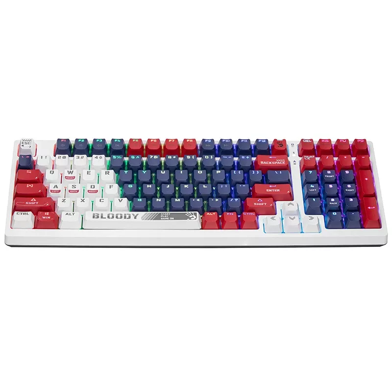 Tastiera gaming meccanica A4Tech Bloody S98, USB, Sports Navy, switch BLMS Red Plus