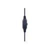 Headset da gaming con filo GEMBIRD GHS-05-B, circumaurale, 20–20000 Hz, cavo da 2 m, 250 g, nero/blu
