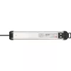 Ciabatta Brennenstuhl 1391030611 3 m 6 prese AC per interni nero argento