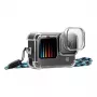 Custodia con tappo obiettivo e cinghia per il collo PULUZ per GoPro Hero 9 / 10 / 11