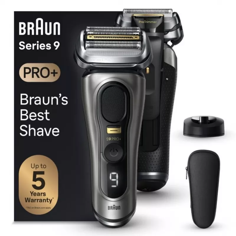 Rasoio elettrico Braun Series 9 Pro+ 9515s - bagnato e asciutto, metallic