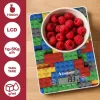 Bilancia da cucina Beper P102BIL005 – digitale, 5 kg, 1 g, pietre colorate