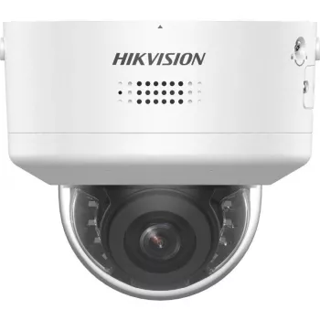 Telecamera di sorveglianza IP dome Hikvision DS-2CD2787G2H-LIPTRZS2U/SL — 8MP 3840×2160, obiettivo motorizzato 2,8–12 mm, per interni/esterni, montaggio a soffitto/parete, bianco