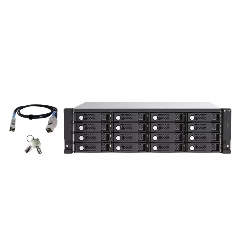 Case HDD QNAP TL-R1620Sep-RP Nero, Grigio 2,5/3,5