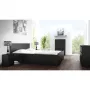 Comodino top e shop M2 CZERŃ, 2 cassetti, nero, 300×300×400 mm