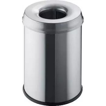 Cestino Helit H2515400 rotondo acciaio grigio (H2515400)
