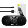 Baseus 2In1 20W Digital Led Display Headphones nero ricarica senza fili