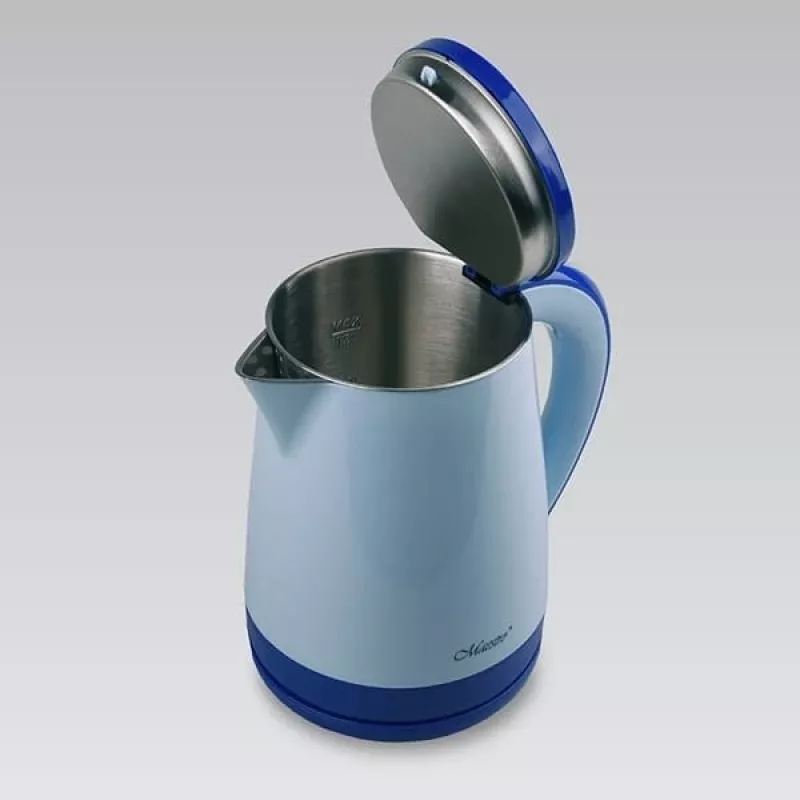 Bollitore Maestro MR-037 1,2 L 1630 W acciaio inox, blu, base girevole 360°
