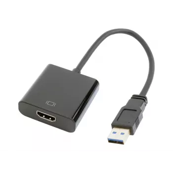 Adattatore grafico USB GEMBIRD A-USB3-HDMI-02, uscita HDMI, fino a 1920x1080, nero, 36 g