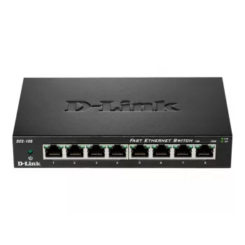 D-Link DES-108 nero