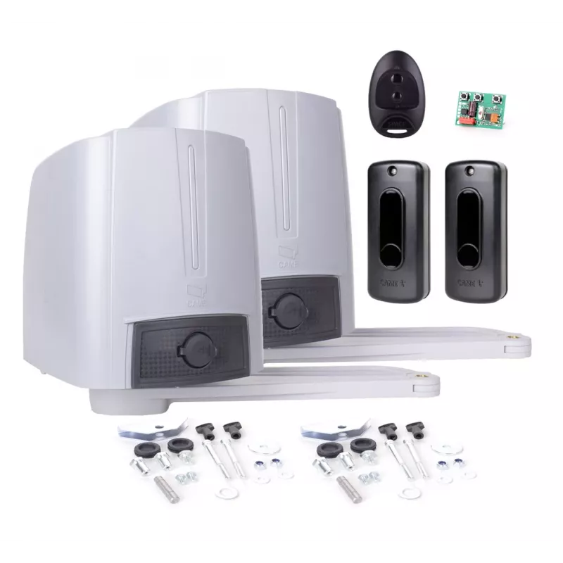 Kit motorizzazione per cancello battente CAME FAST Plus SPACE 32645 con motore 24V, peso massimo anta 300 kg