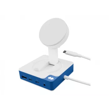 Hub USB-C Hyper HyperDrive Flex MagCharge, bianco/blu | HD8100BUGL | numero di porte HDMI 1