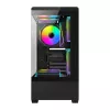 Case per computer Darkflash C365 (nero) con 5 ventole incluse