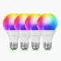 Lampadina LED smart Nanoleaf Essentials Matter A60, E27, 9 W, 900 lm, 2700-6500 K RGBCW, confezione da 4