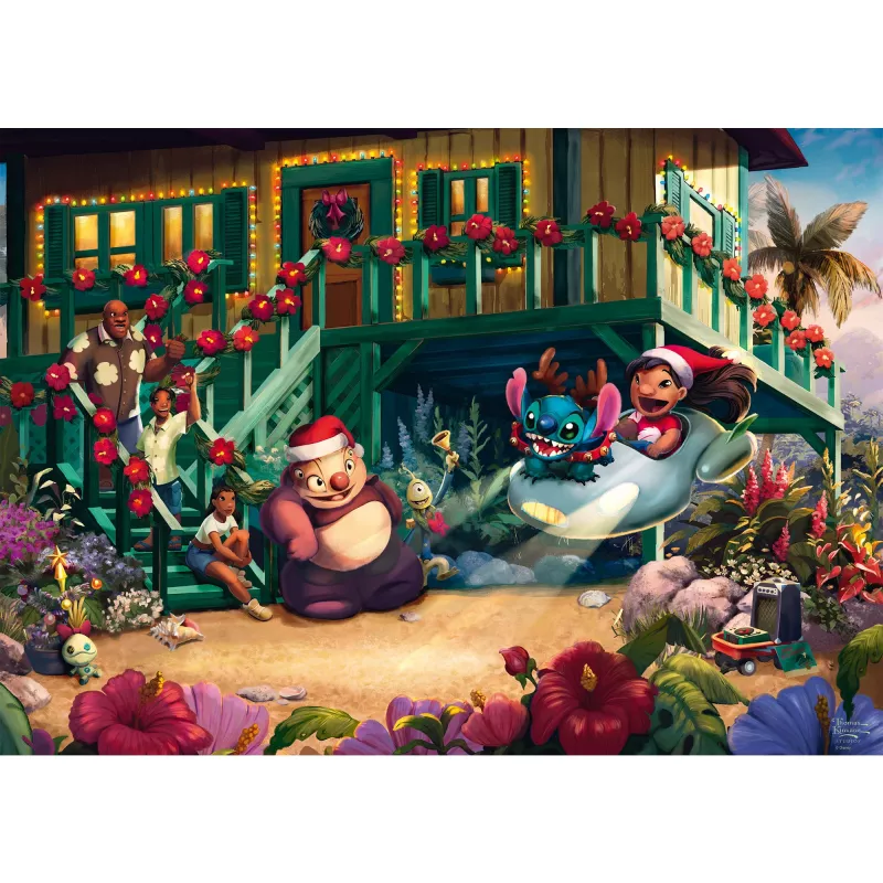 Puzzle Schmidt Spiele 58049 — 1000 pezzi, cartoni animati Lilo & Stitch
