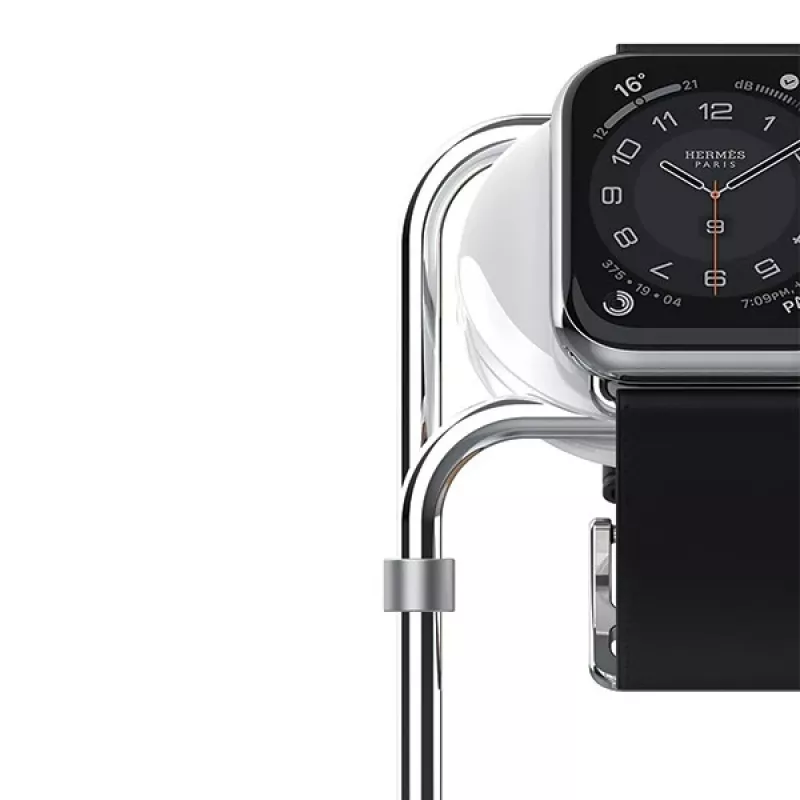 Supporto di ricarica per Apple Watch SAW-300 a induzione argento