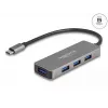 Hub USB DeLOCK 63173 Type-C 5000 Mbit/s nero