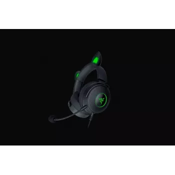 Razer Kraken V2 Pro Kitty Edition – cuffie gaming over-ear con filo, nero