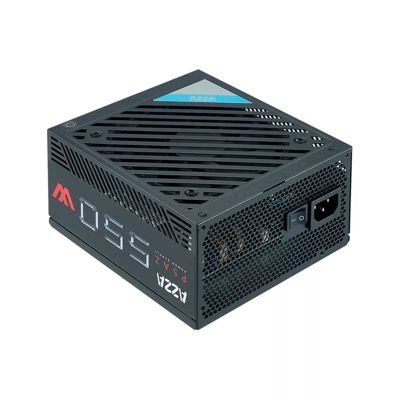 Alimentatore ATX AZZA PSAZ-550W 550 W, 80 PLUS Bronze, ventola da 120 mm