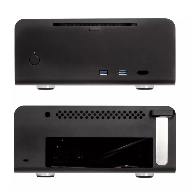 Streacom ST-FC8B Alpha Optical case HTPC fanless + alimentatore 120 Watt