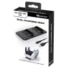 Stazione di ricarica SUBSONIC SA5608 per controller PlayStation 5 con due postazioni di ricarica rapida e indicatori LED