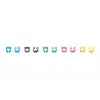 Clip di codifica colori Digitus A-CC-M colori vari PVC 100 pezzi