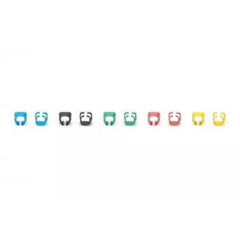 Clip di codifica colori Digitus A-CC-M colori vari PVC 100 pezzi