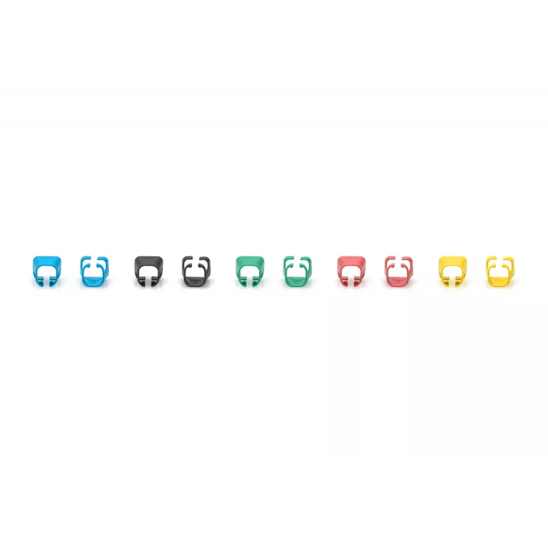 Clip di codifica colori Digitus A-CC-M colori vari PVC 100 pezzi
