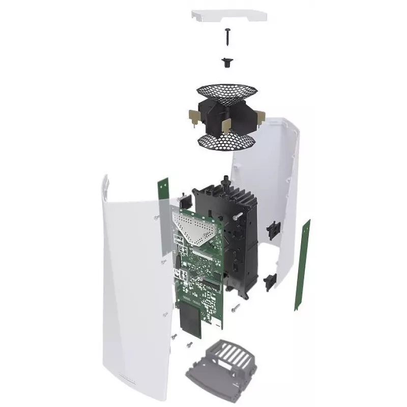 MikroTik Audience RBD25G-5HPacQD2HPnD access point Mesh tri-band, Wi-Fi 5 (802.11ac), 2,4 GHz + 2x 5 GHz, 1733 Mbit/s, 2x Gigabit LAN, PoE, RouterOS L4, bianco
