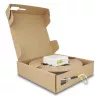 DELOCK Scatola di connessione in fibra ottica 2 x SC/APC simplex con set cavo drop G.657.A1 da 30 m