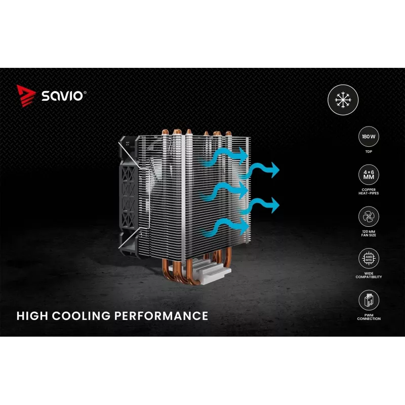 SAVIO VORTEX X2 Dissipatore per CPU