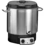 Rommelsbacher KA 2004/E Pentola per vin brulé e conserve con rubinetto di scarico, 27 L, Acciaio inox