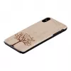 Custodia per cellulare man and wood per iPhone XS Max – legno di melo, nero