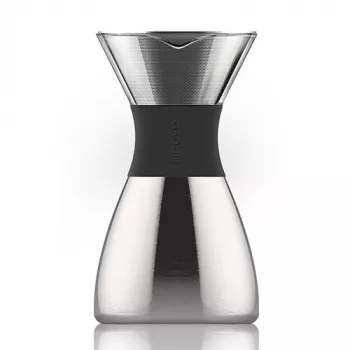 Caffettiera PourOver Cold Brew Asobu nero, argento